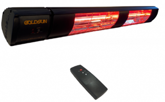 Goldsun Aqua GSA30PLG 3000 Watt Duvar Tipi Infrared Isıtıcı Siyah