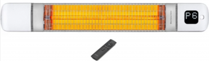 Luxeva Smarty-WL 2500 Watt Duvar Tipi Infrared Isıtıcı Beyaz