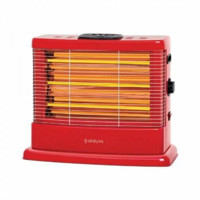 Minisan Midi 2100 Watt Ayaklı Quartz Isıtıcı Kırmızı