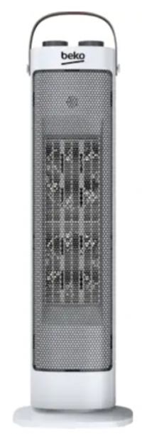 Beko BK MT PTC 2000 2500 Watt Kule Tipi Fanlı Isıtıcı Beyaz