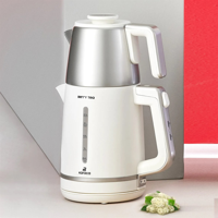 Korkmaz A 367 03 Mia Çelik Demlikli 2200 W Çelik Gövdeli Mavi Siyah Çay Makinesi