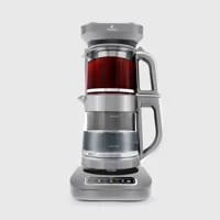 Korkmaz Demtez Çelik Demlikli 1600 W Çelik Gövdeli Gri Çay Makinesi