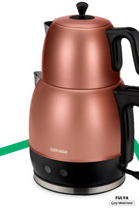 Karaca Çaysever Robotea Konuşan Otomatik Cam Demlikli 2500 W Işıklı Plastik Gövdeli Şeffaf Çay Makinesi