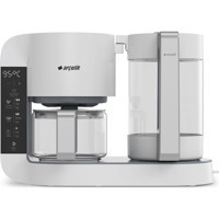 Arçelik K 3284 Gurme Cam Demlikli 1750 W Işıklı Cam Gövdeli Beyaz Çay Makinesi