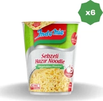 Indomie Sebzeli Noodle 60 gr Bardak - (6 Adet)
