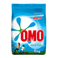 Omo Active Fresh Beyazlar İçin 40 Yıkama Toz Deterjan 6 kg