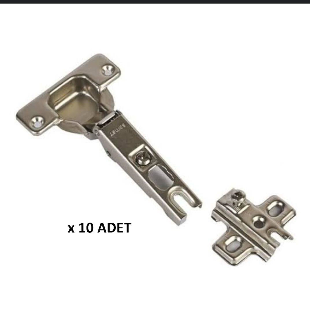 Kenzlife düz standart menteşe çelik 10 adet mobilya kapakları için