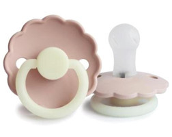 Frigg Daisy Silikon Emzik - Karanlıkta Parlayan - Blush Night 0-6 Ay