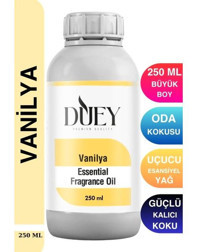 Duey Vanilya Uçucu Yağ 250 ml Mum Esansı, Oda Kokusu, Hava Nemlendiricisi, Çamaşır Kurutma Topu