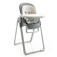 Baby Plus Master Cook Metal Emniyet Kemeri Tepsili Katlanır Mama Sandalyesi Gri
