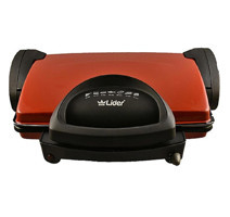 Lider LT44 6 Dilim Teflon Çıkarılabilir Plaka 2000 W Izgara Kırmızı Tost Makinesi