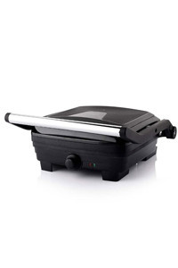 Schafer Smart Grill 4 Dilim Döküm 1800 W Izgara Siyah Tost Makinesi