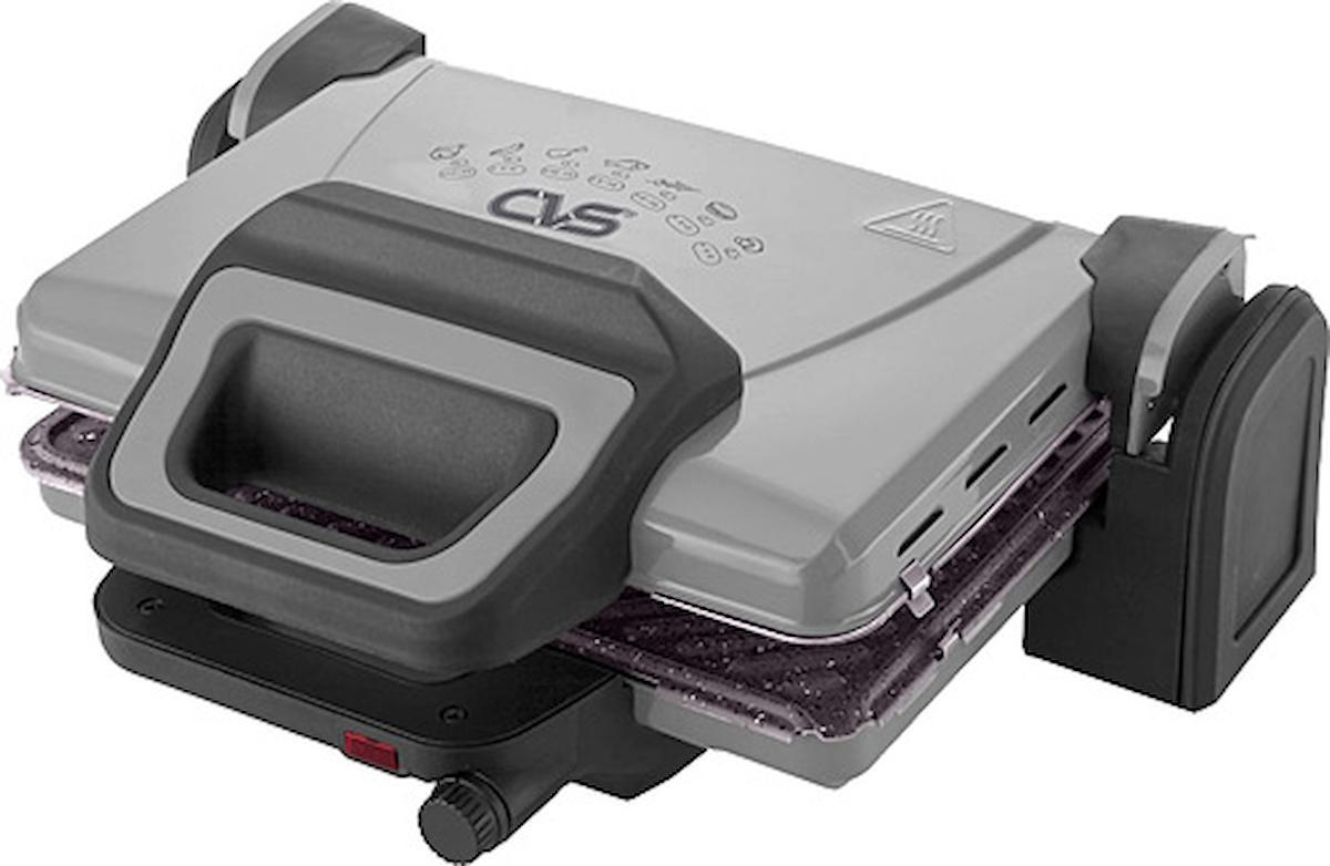 Cvs DN2202 4 Dilim Granit Çıkarılabilir Plaka 1800 W Izgara Gri Tost Makinesi