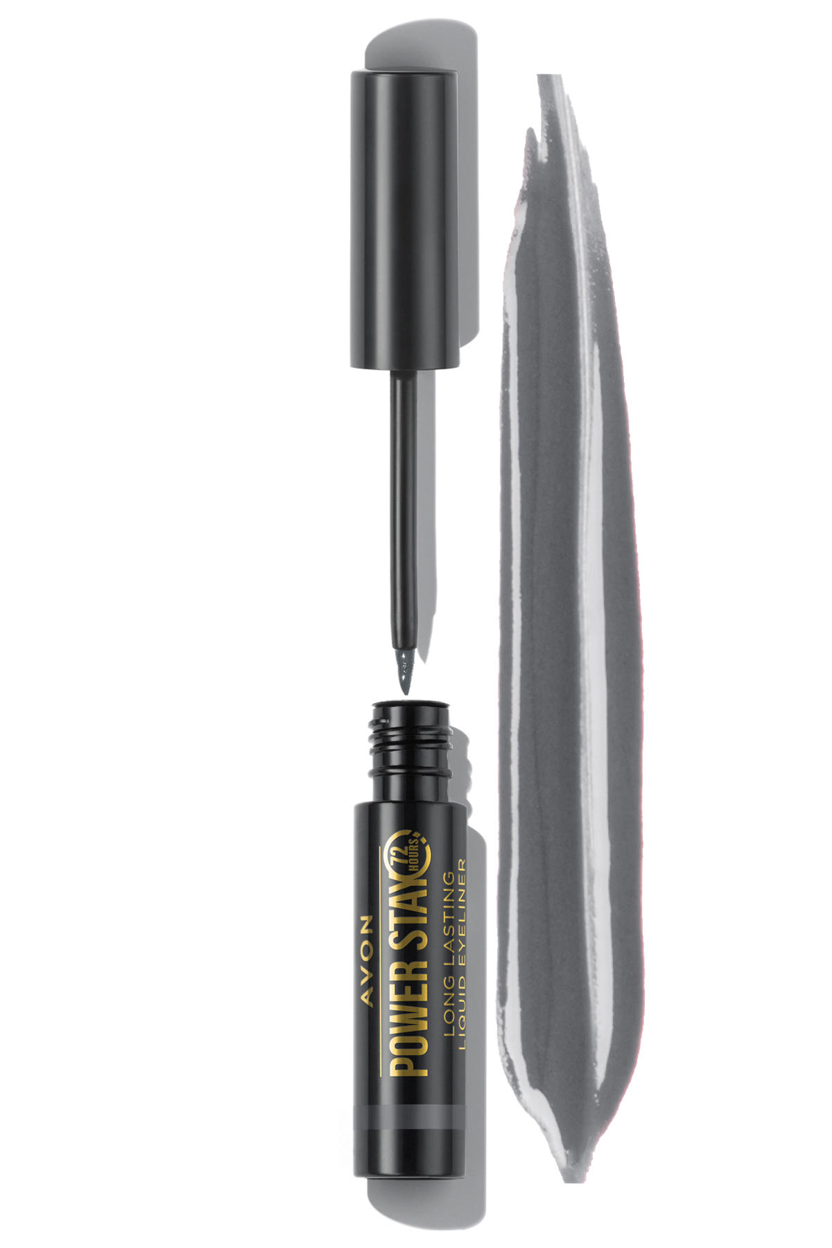 Avon Power Stay Likit Liner Suya Dayanıklı Mat Gri Kalıcı Likit Eyeliner