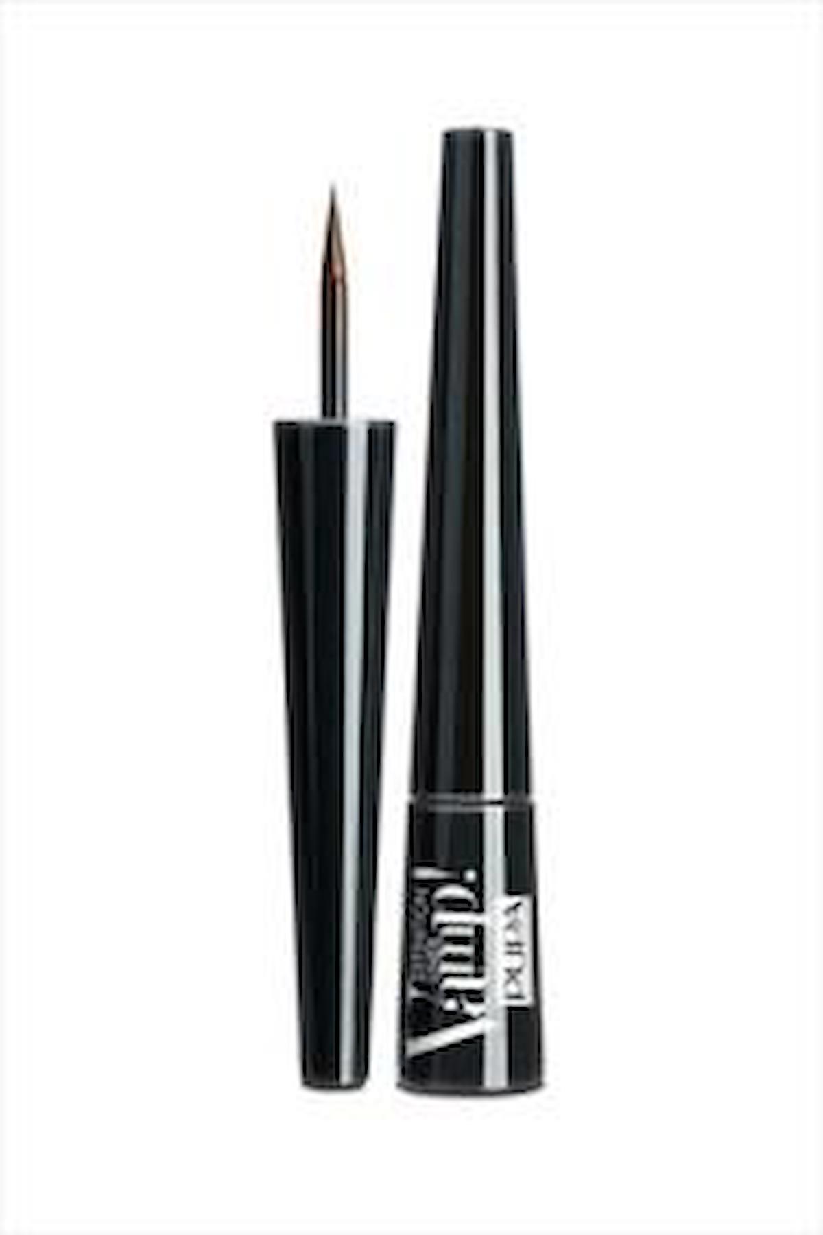 Pupa Suya Dayanıklı Saten 100 Siyah Likit Eyeliner
