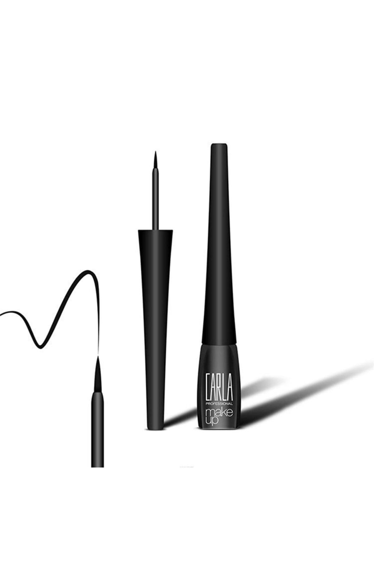 Carla Suya Dayanıklı Mat Siyah Kalıcı Kalem Eyeliner