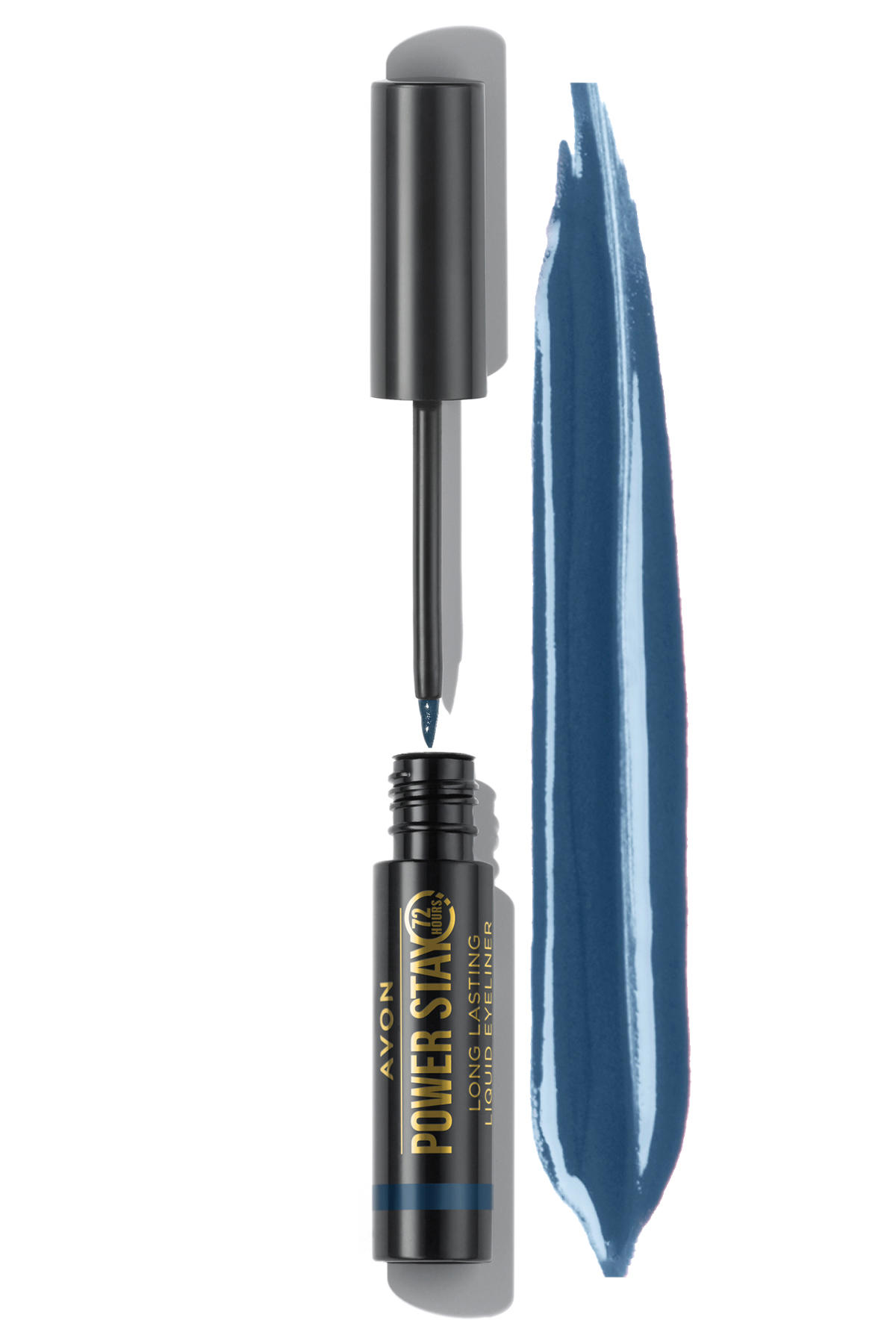 Avon Power Stay Likit Liner Suya Dayanıklı Mat Mavi Kalıcı Likit Eyeliner