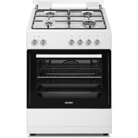 Simfer 1241 56 lt A Enerji Sınıfı Doğalgazlı Ocaklı Solo Fırın Beyaz