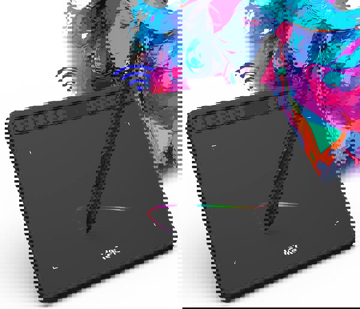 Ugee S640W Kablosuz Kalemli 4 inç Grafik Tablet