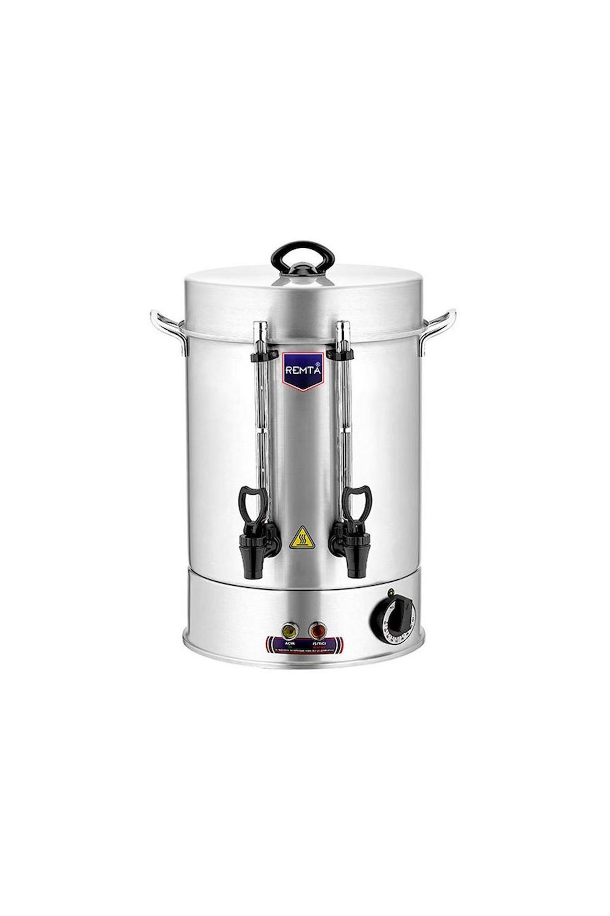 Remta R11 Otomatik Paslanmaz Çelik Demlikli 1200 W Işıklı Paslanmaz Çelik Inox Çay Makinesi