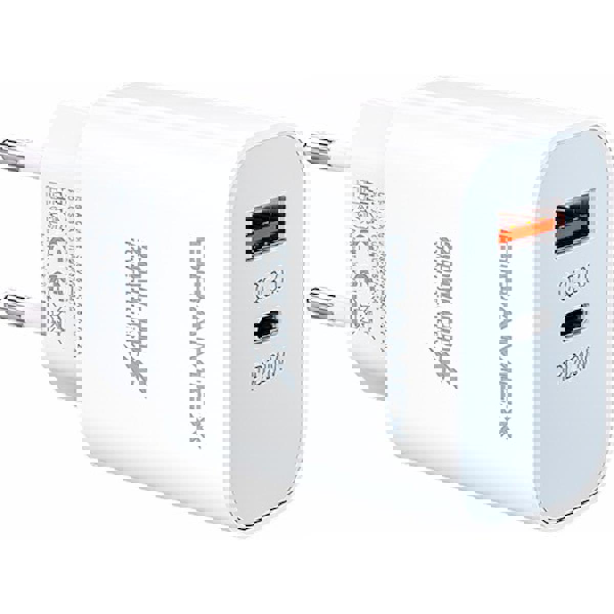 Dramex Dpq20b Universal USB Kablolu 20 W Hızlı Şarj Aleti Beyaz