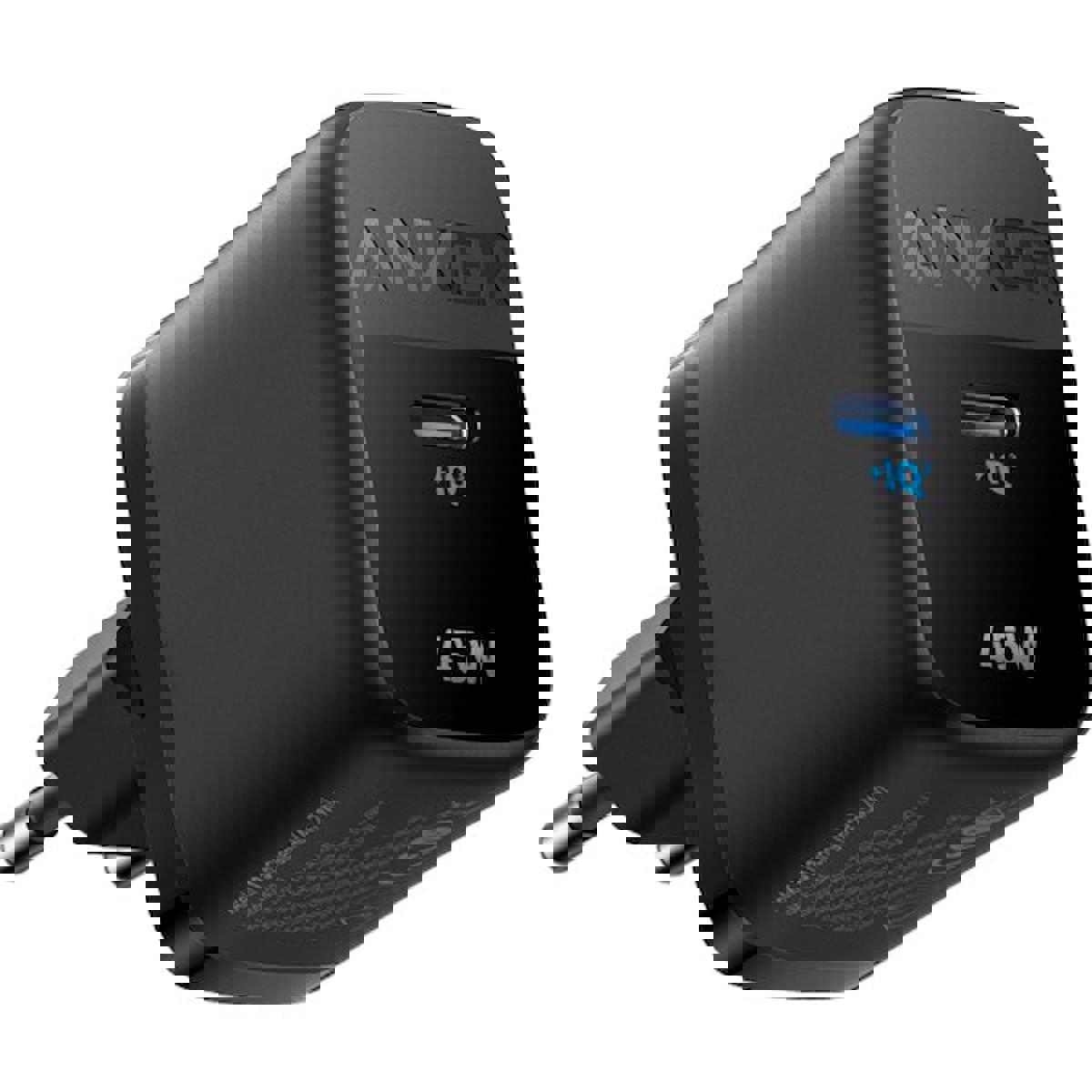 Anker 313 Universal Kablolu Hızlı Şarj Aleti Siyah