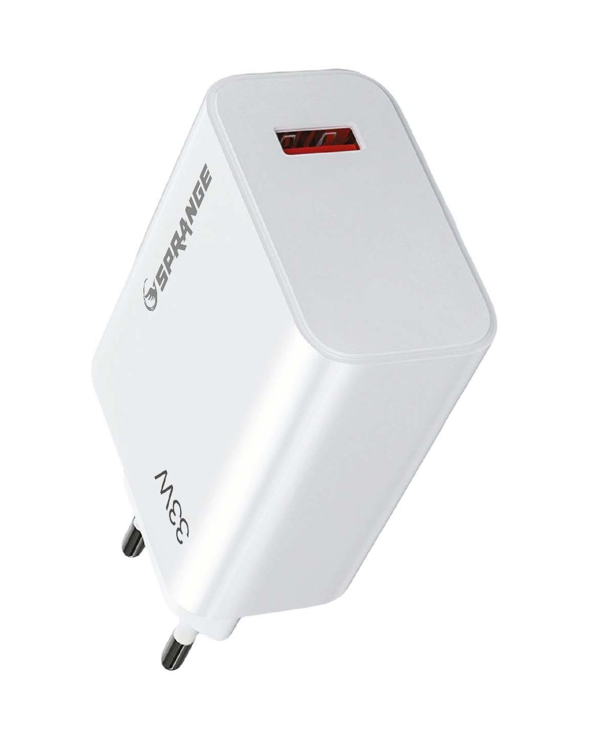 Sprange PT33 Universal Kablolu 33 W Hızlı Şarj Aleti Beyaz