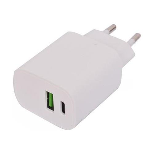 Dexim YX-202T Universal Type-C Kablolu Hızlı Şarj Aleti Beyaz