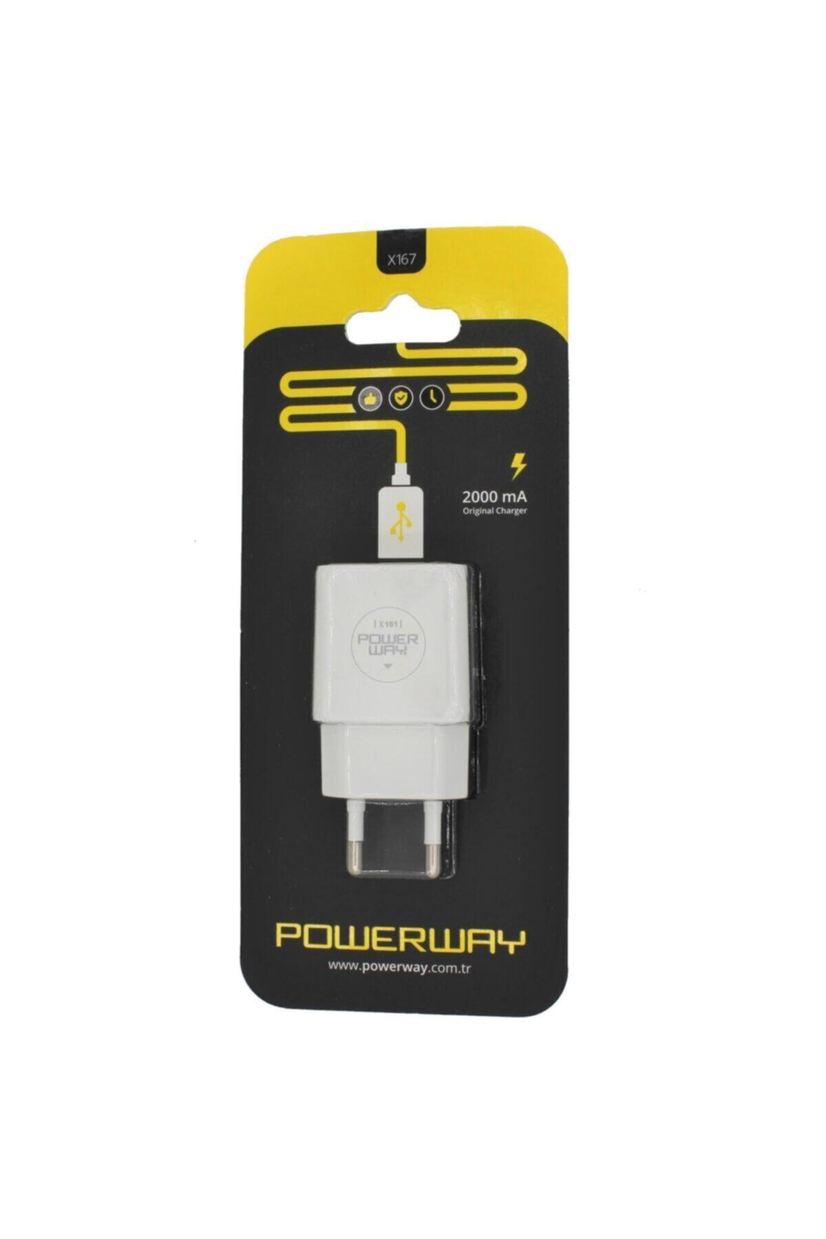 Powerway X167 Universal Hızlı Şarj Aleti Beyaz