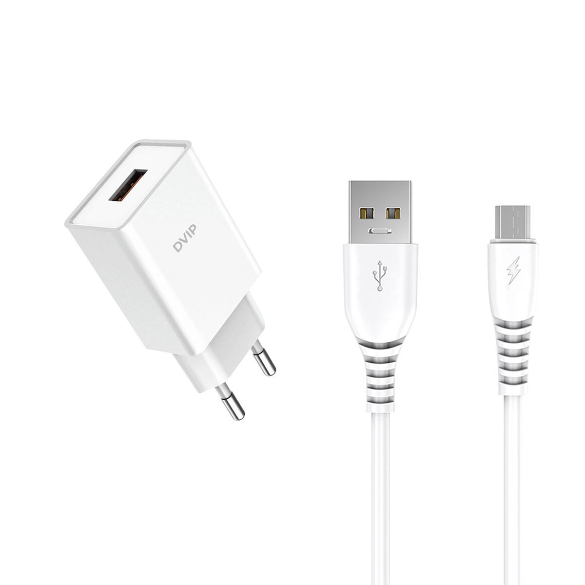 Global WNE0283 Universal USB Kablolu 2.4 Amper Hızlı Şarj Aleti Beyaz