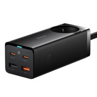 Baseus GaN3 Pro Universal Type-C Kablolu 65 W Hızlı Şarj Aleti Siyah