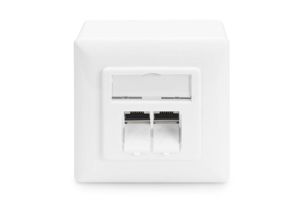 Digitus Dn-9006-B5-N Çerçeveli Sıva Üstü Tekli Priz Beyaz
