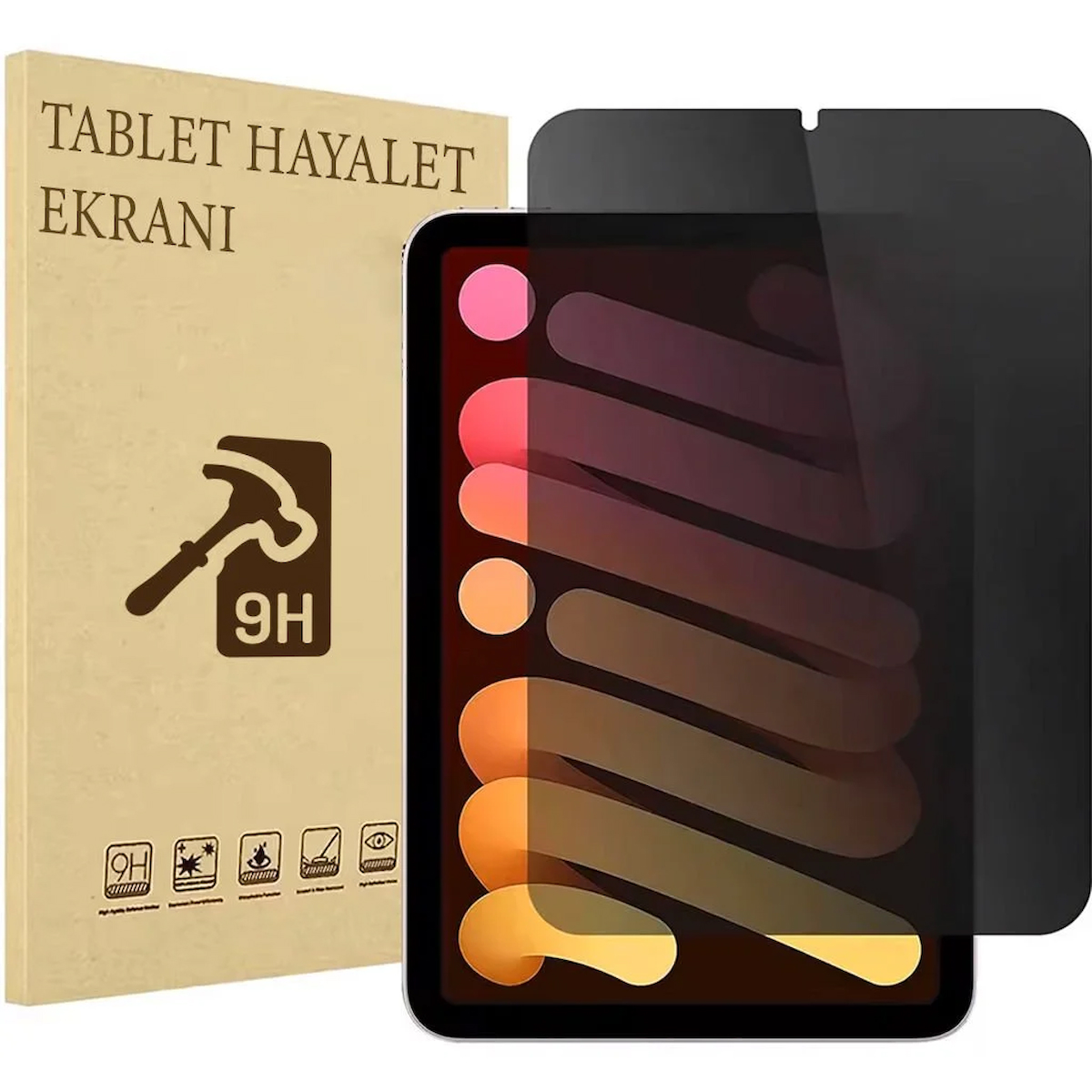 Apple iPad Air 5. Nesil A2591 Hayalet Cam Nano Kırılmaz Ekran Koruyucu