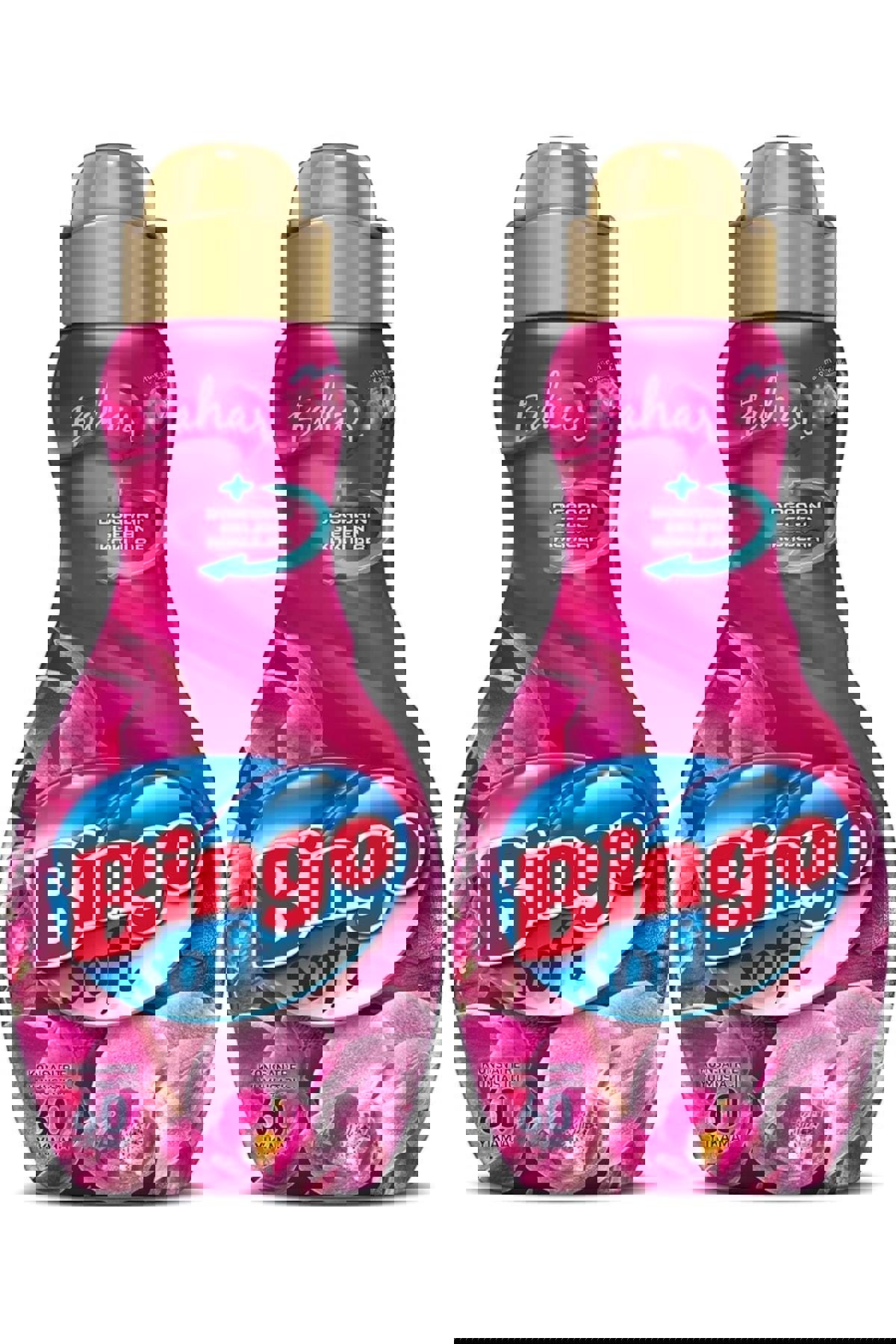 Bingo Soft Konsantre Bahar 60 Yıkama Yumuşatıcı 2 x 1.44 lt
