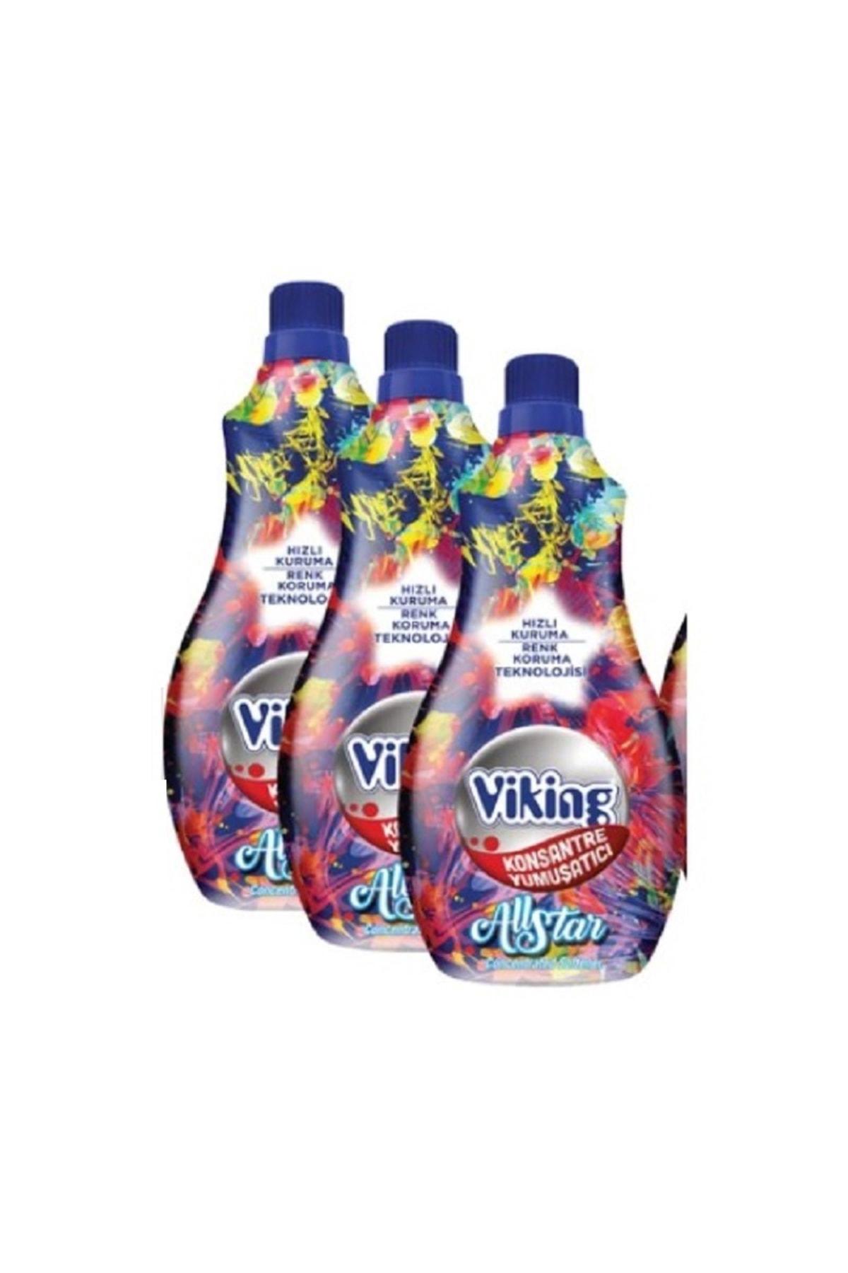 Viking Allstar Konsantre 60 Yıkama Yumuşatıcı 3 x 1.44 lt