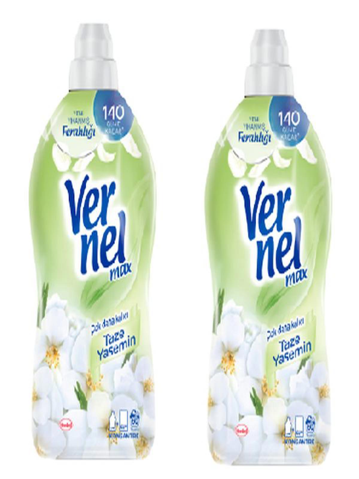 Vernel Max Konsantre Yasemin 60 Yıkama Yumuşatıcı 2 x 1.44 lt