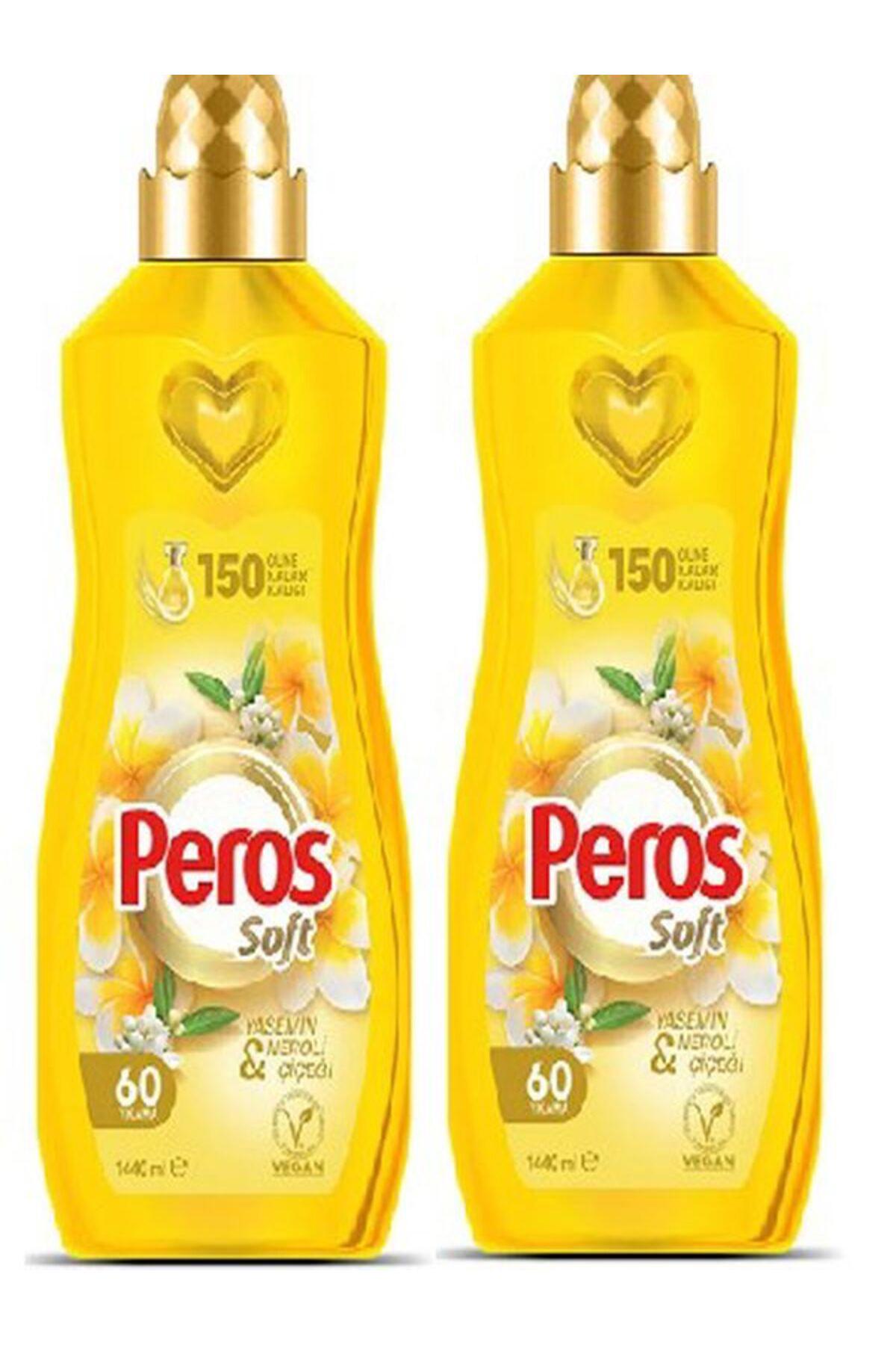 Peros Soft Konsantre Neroli Çiçeği - Yasemin 60 Yıkama Yumuşatıcı 2 x 1.44 lt