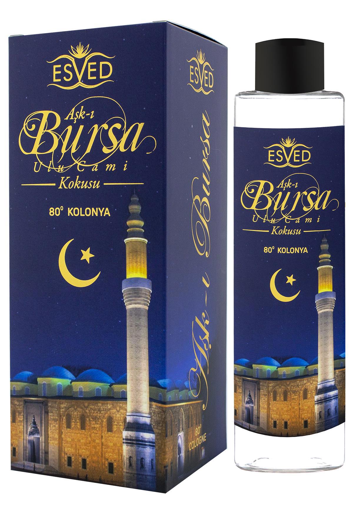 Esved Çiçeksi Cam Şişe Kolonya 400 ml
