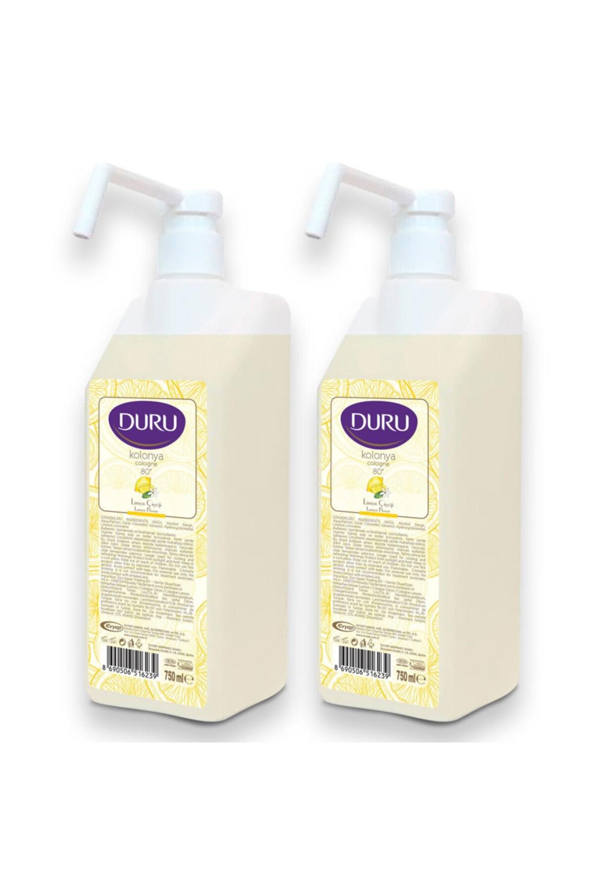 Duru Limon Çiçeği Kolonya 750 ml 2'li