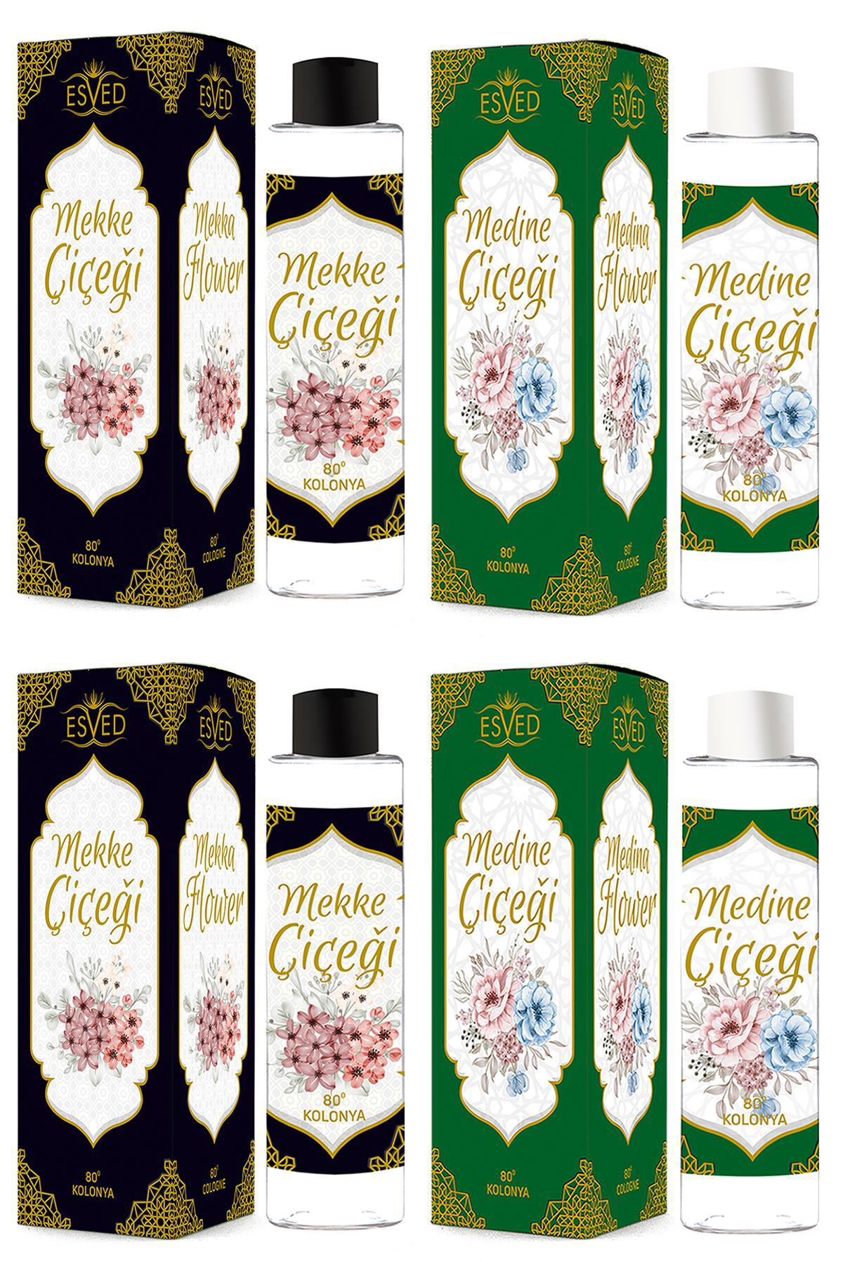 Esved Mekke Çiçeği Kolonya 400 ml 4'lü