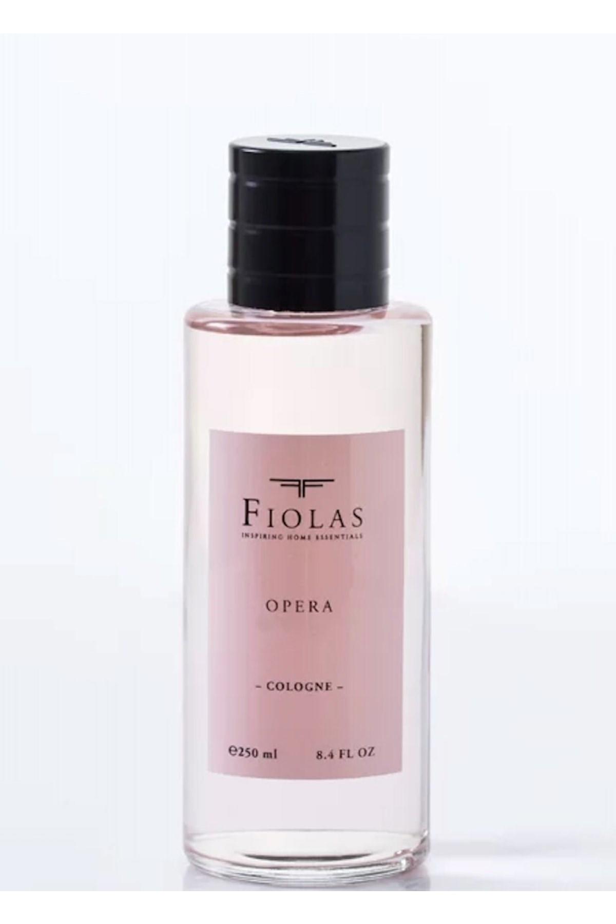 Fiolas Bergamot Cam Şişe Kolonya 250 ml