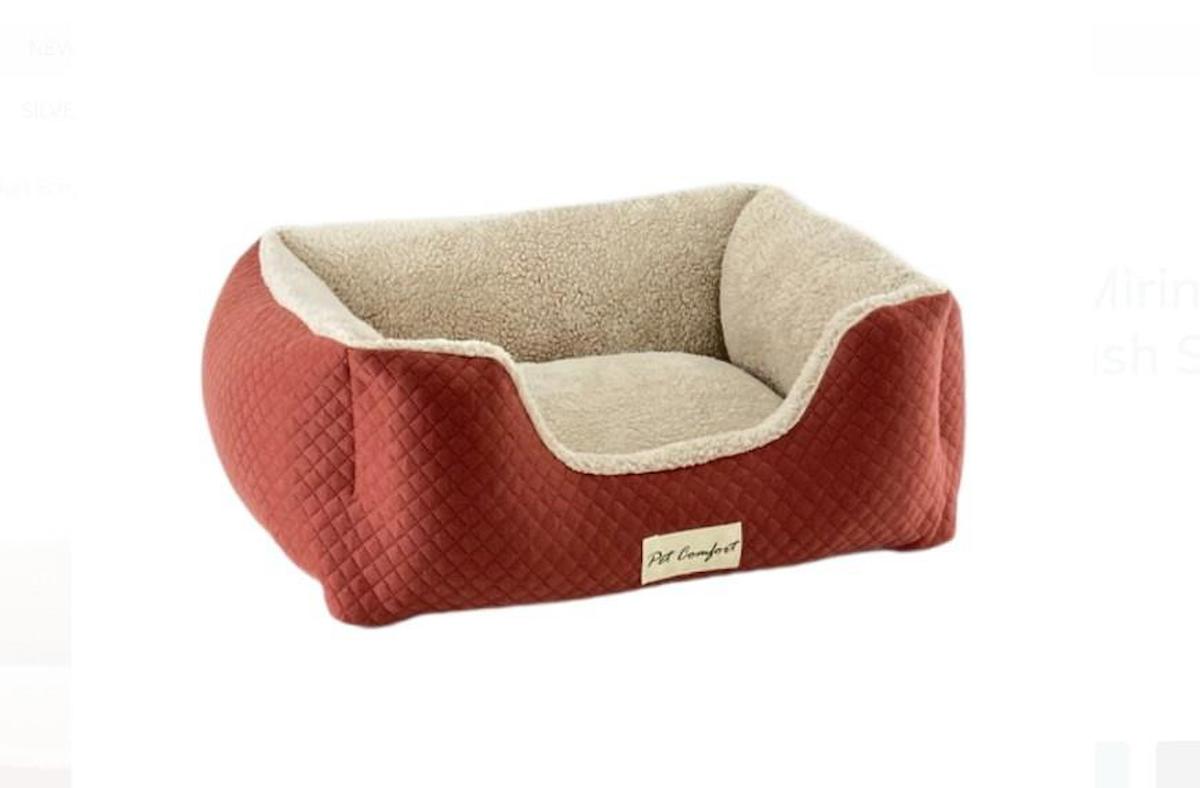 Pet Comfort Küçük Irk İç Mekan Köpek Yatağı Ekru-Tarçın