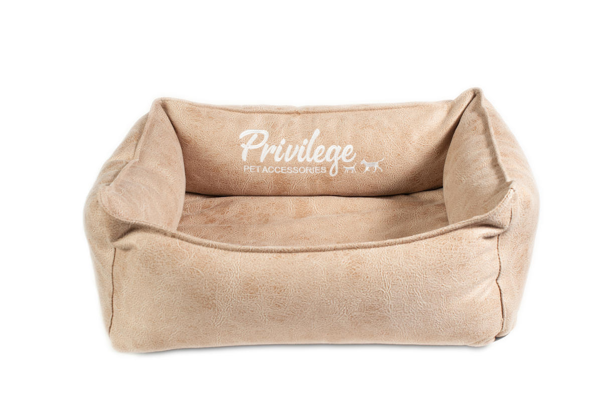 Privilege Premium Visco Küçük Irk İç Mekan Köpek Yatağı Camel