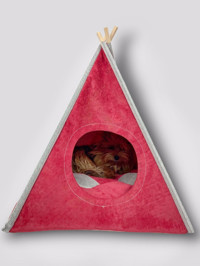 Kemique Five Küçük Irk İç Mekan Köpek Yatağı Pembe