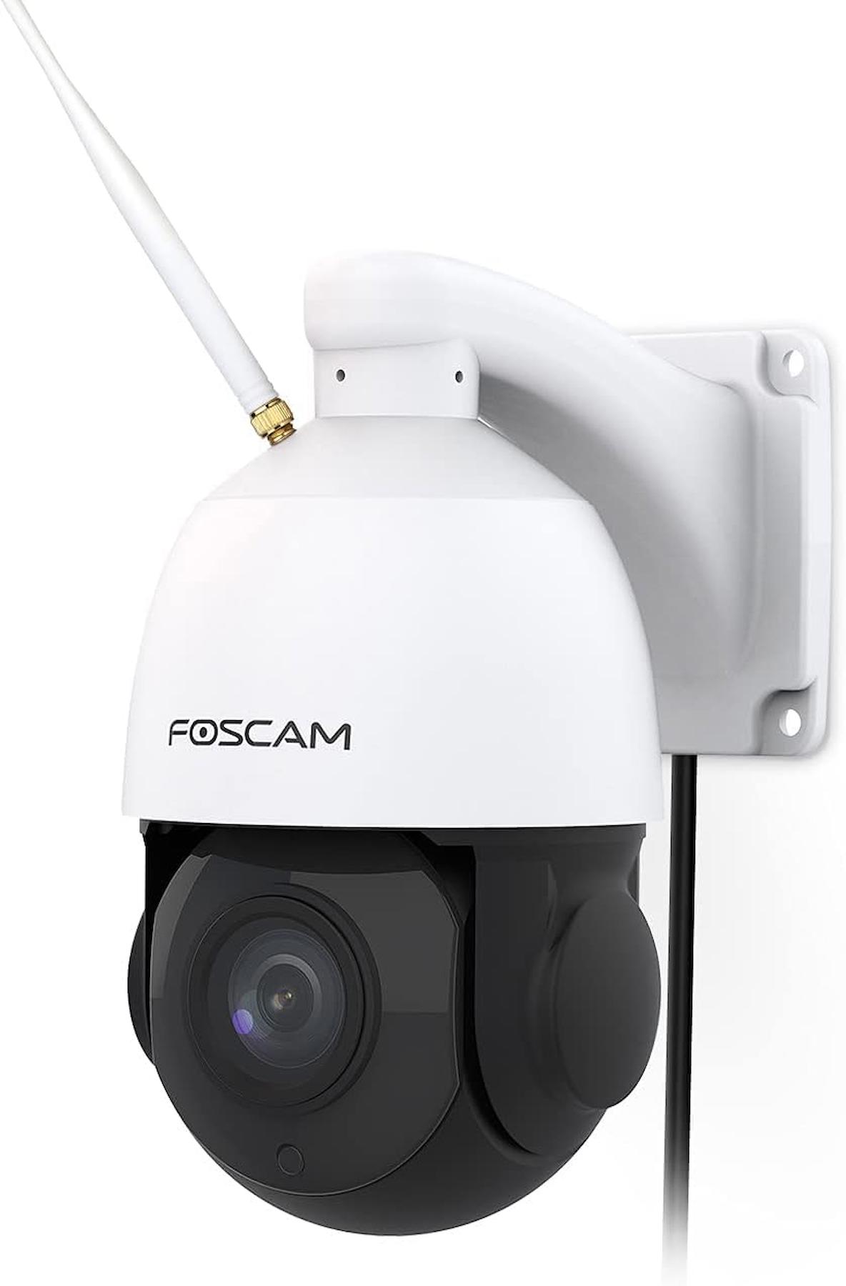 Foscam SD2X Analog Mini 1 Kameralı 360 Derece Dönen Gece Görüşlü IP Dış Mekan Kablolu Güvenlik Kamerası