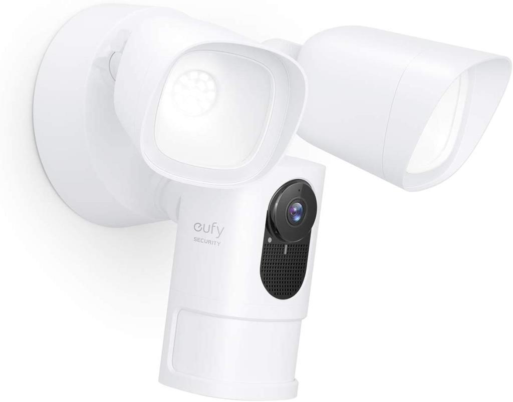 Eufy Floodlight Analog 1 Kameralı 360 Derece Dönen Gece Görüşlü Dış Mekan Kablolu Güvenlik Kamerası