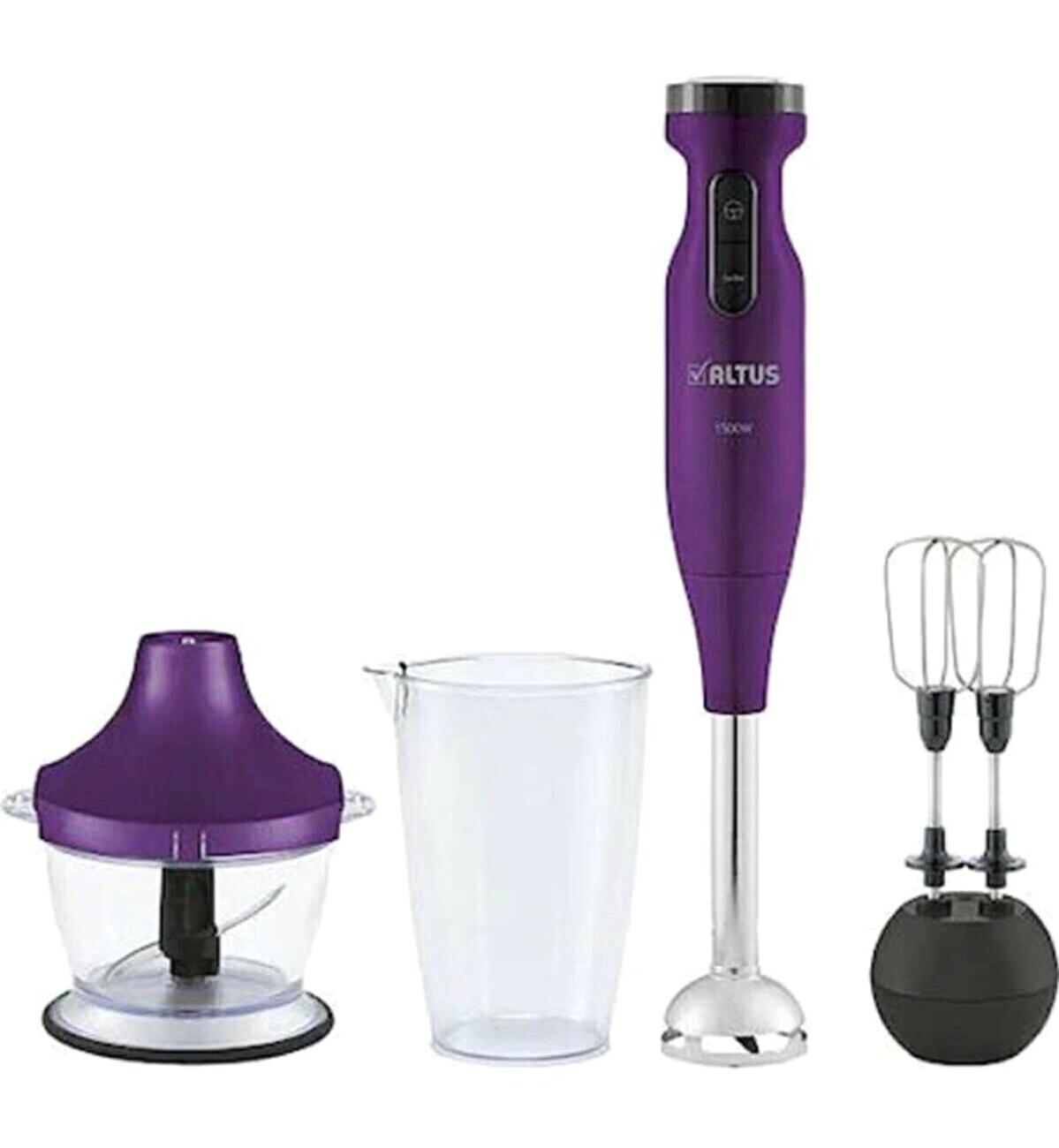 Altus Alsm 733 B Turbolu Çift Bıçaklı El Blender Beyaz