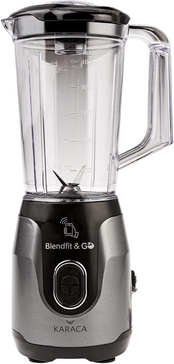 Karaca Blendfit & Go 500 ml Çift Bıçaklı Tekli Blender Açık Gri