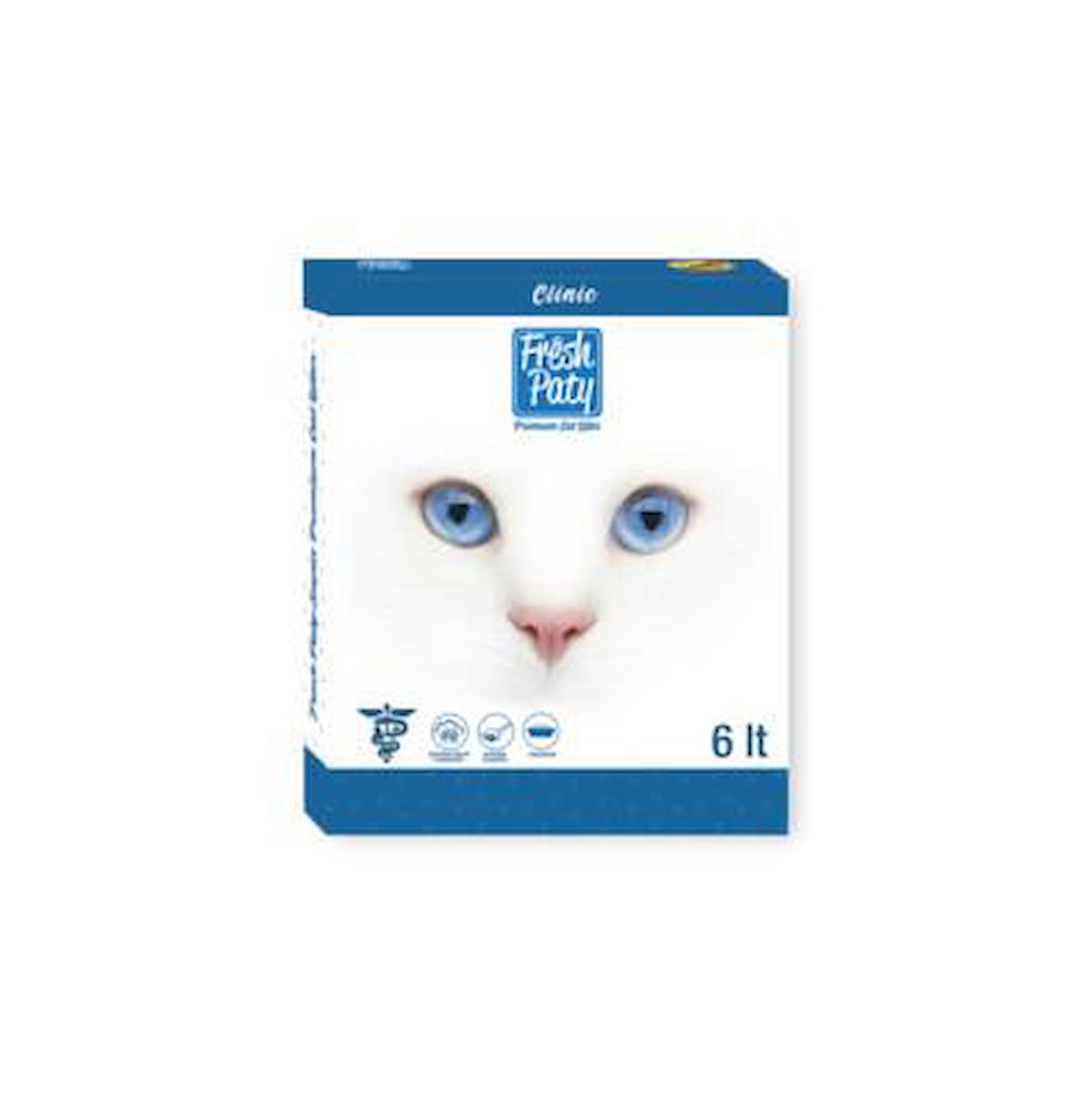 Fresh Paty Kokusuz Topaklanan İnce Taneli Kedi Kumu 2 x 6 lt