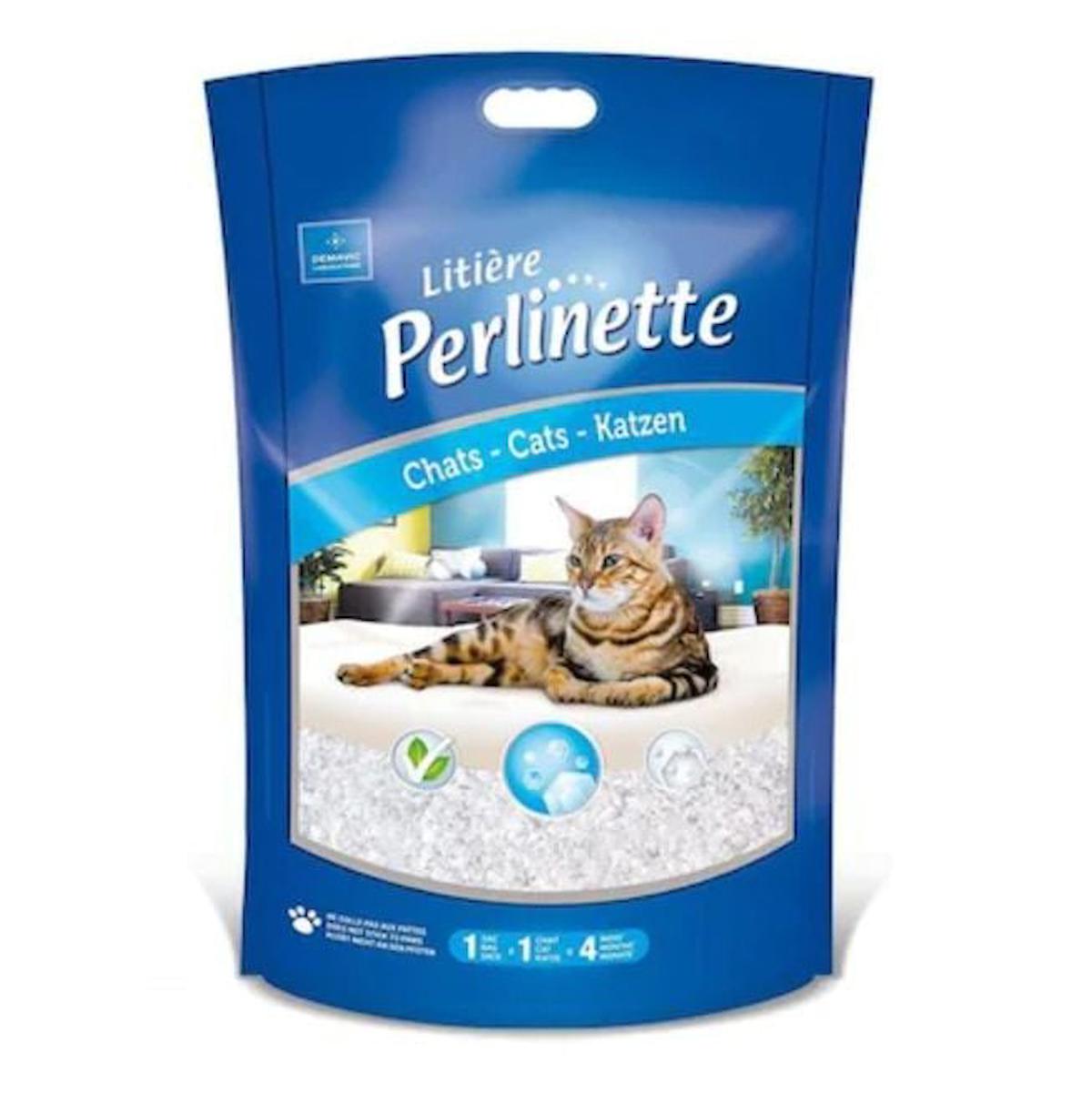 Perlinette Kalın Taneli Kristal - Silika Kedi Kumu 4 lt